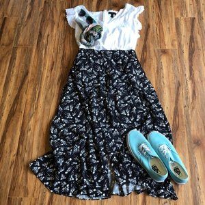 NWT Penningtons Black Midi Skirt Sz. 16